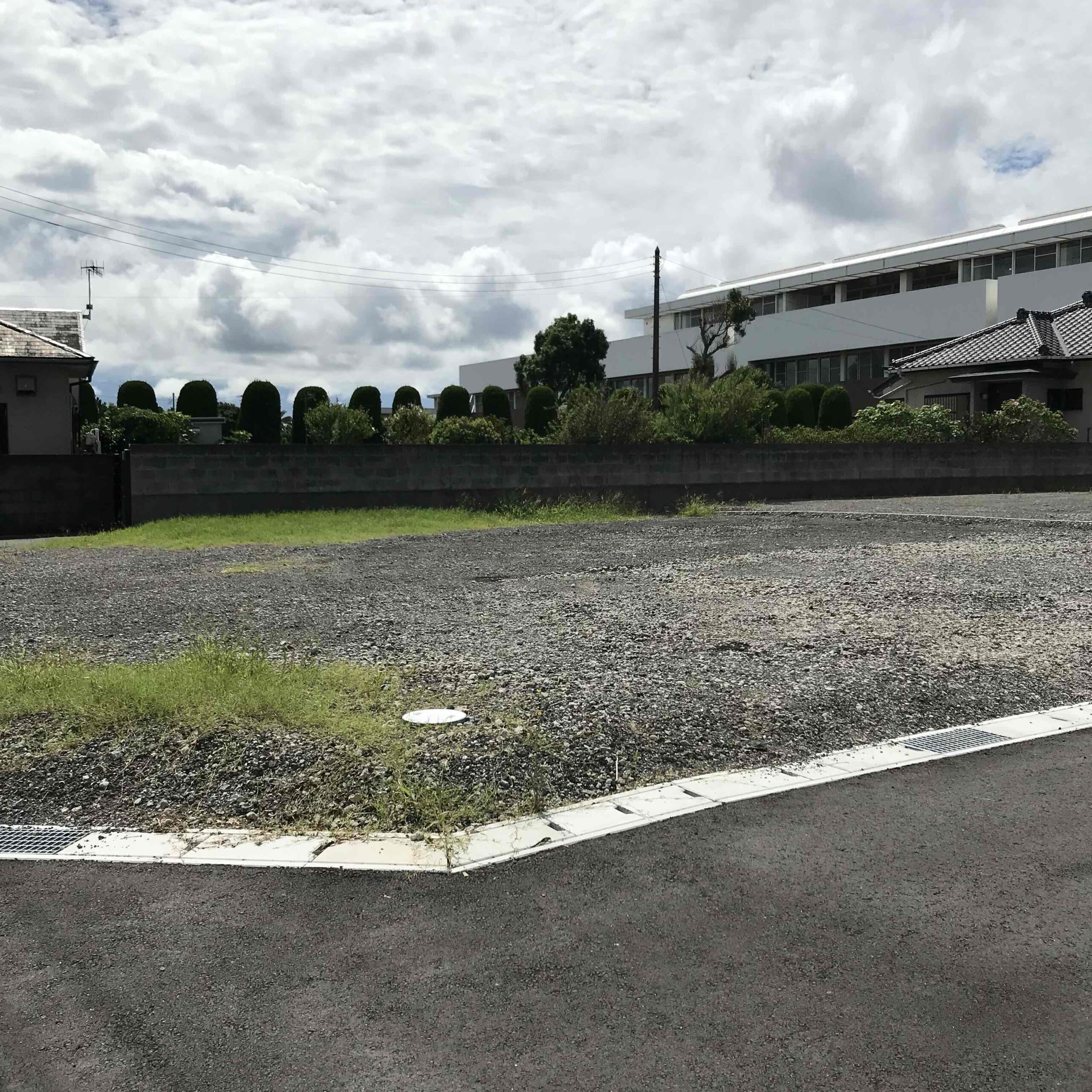 那古海岸通りの分譲地