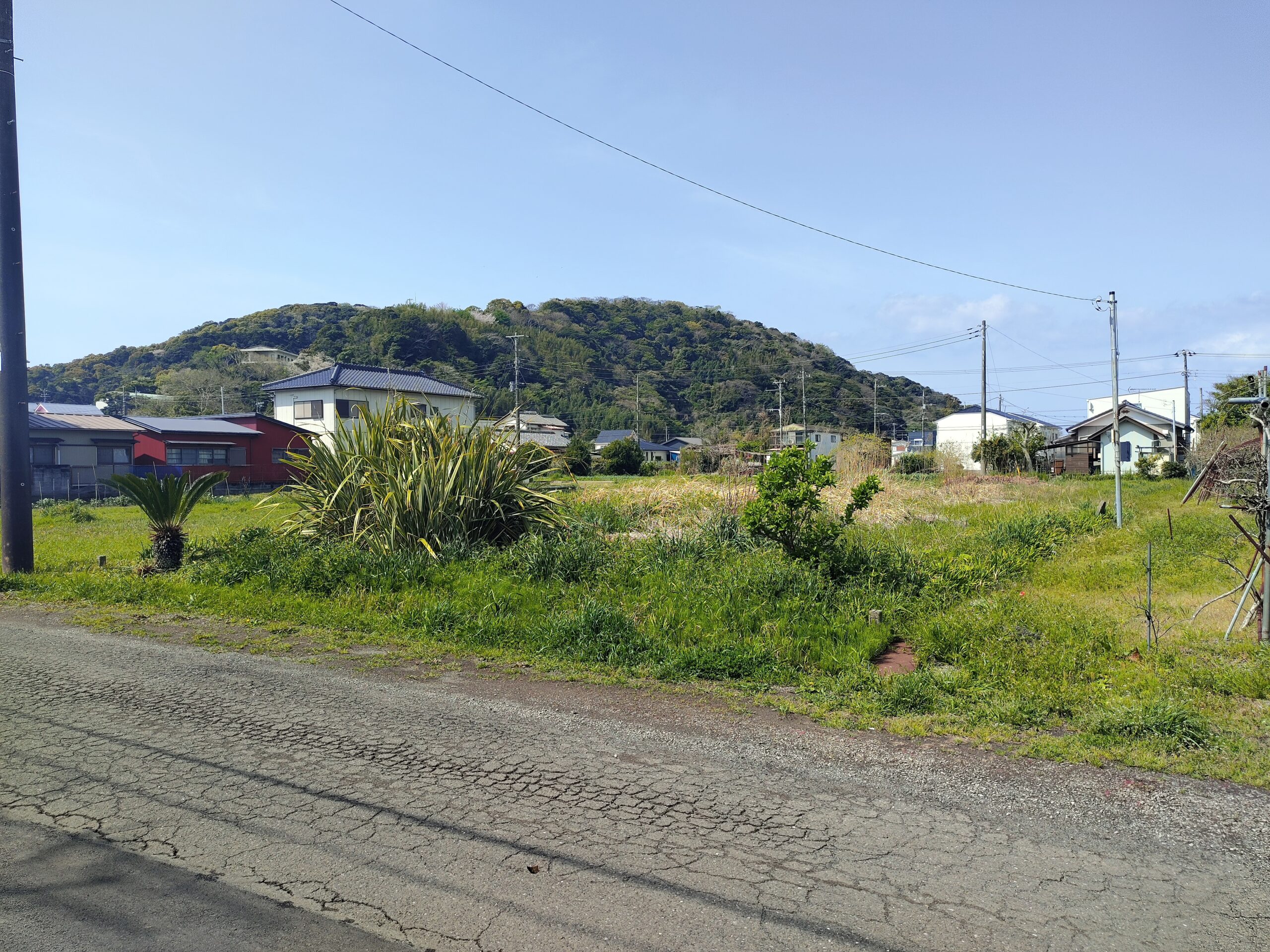 館山市笠名の土地