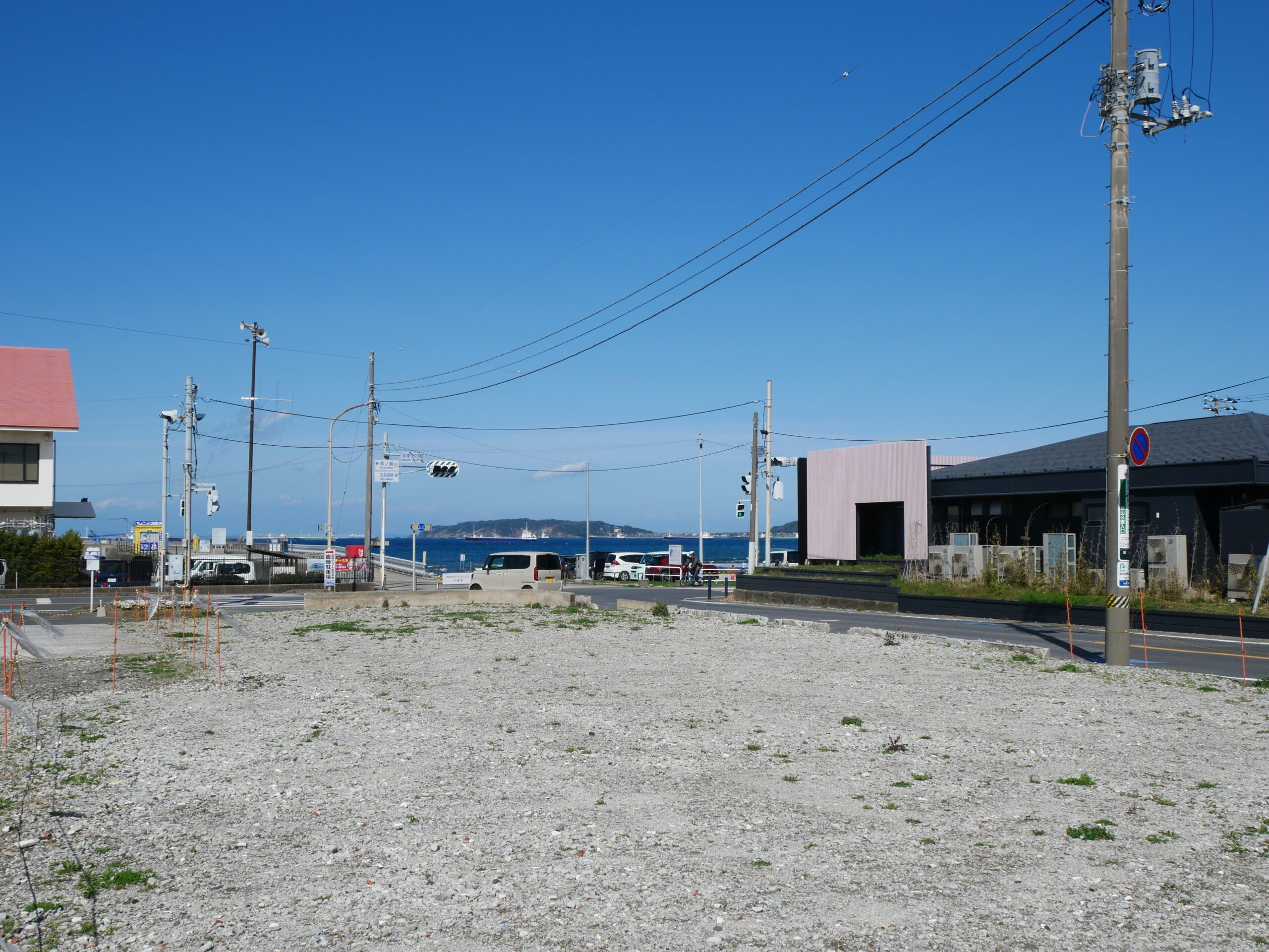 館山夕日桟橋・渚の駅たてやま前　売地